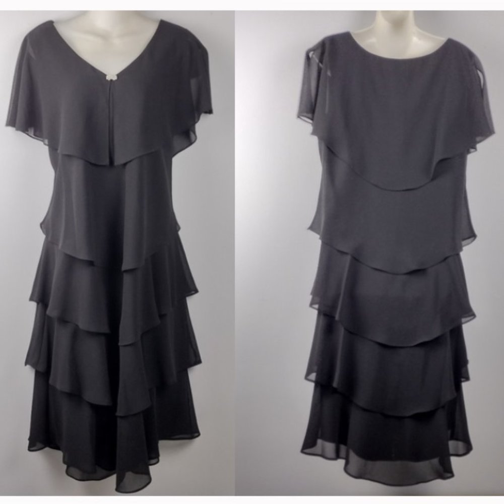Tiered Capelet Dress - Picture 9 of 10